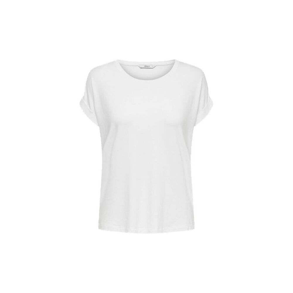 Only White Polyester Women's T-Shirt